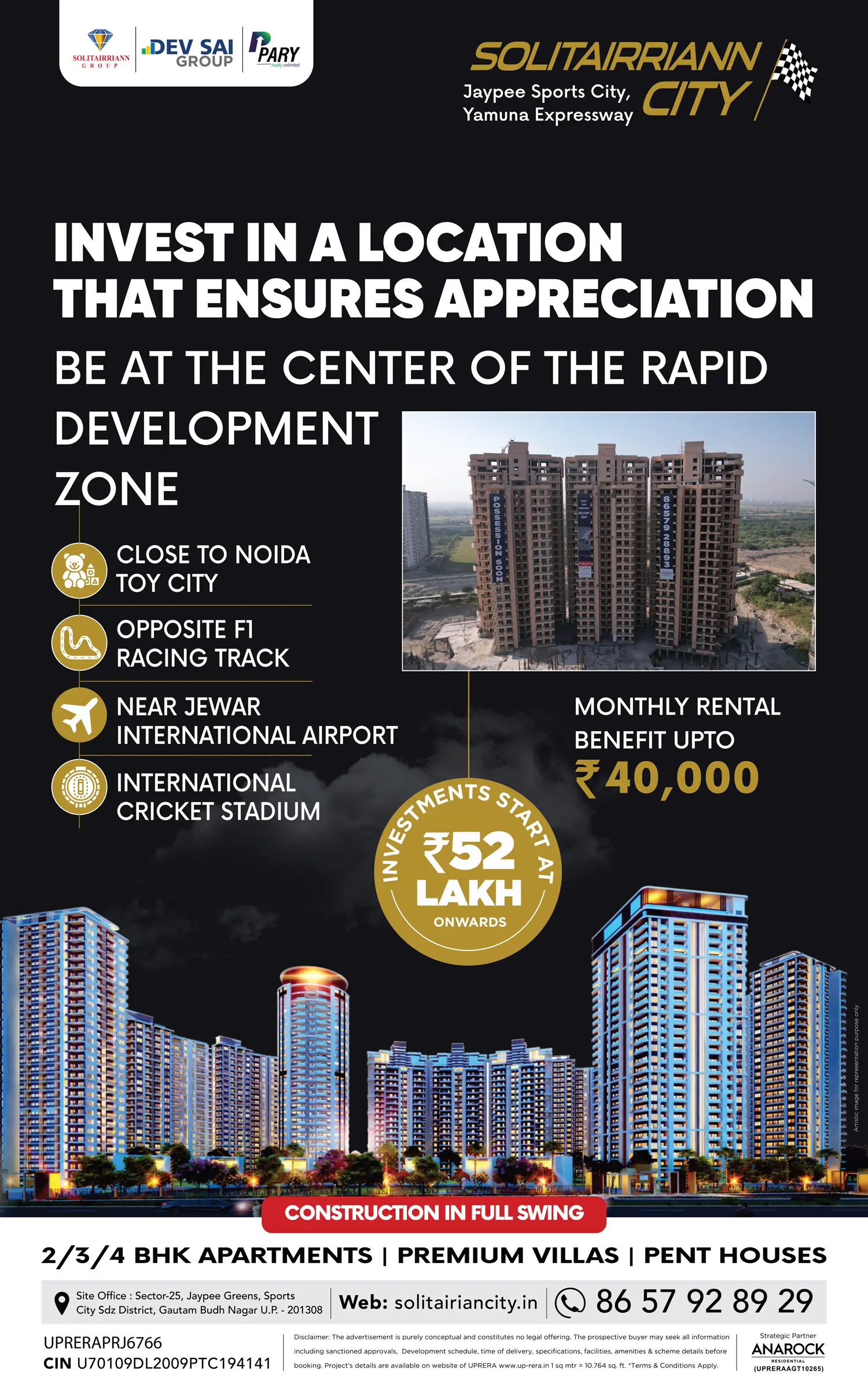 2/3/4 BHK Apartments